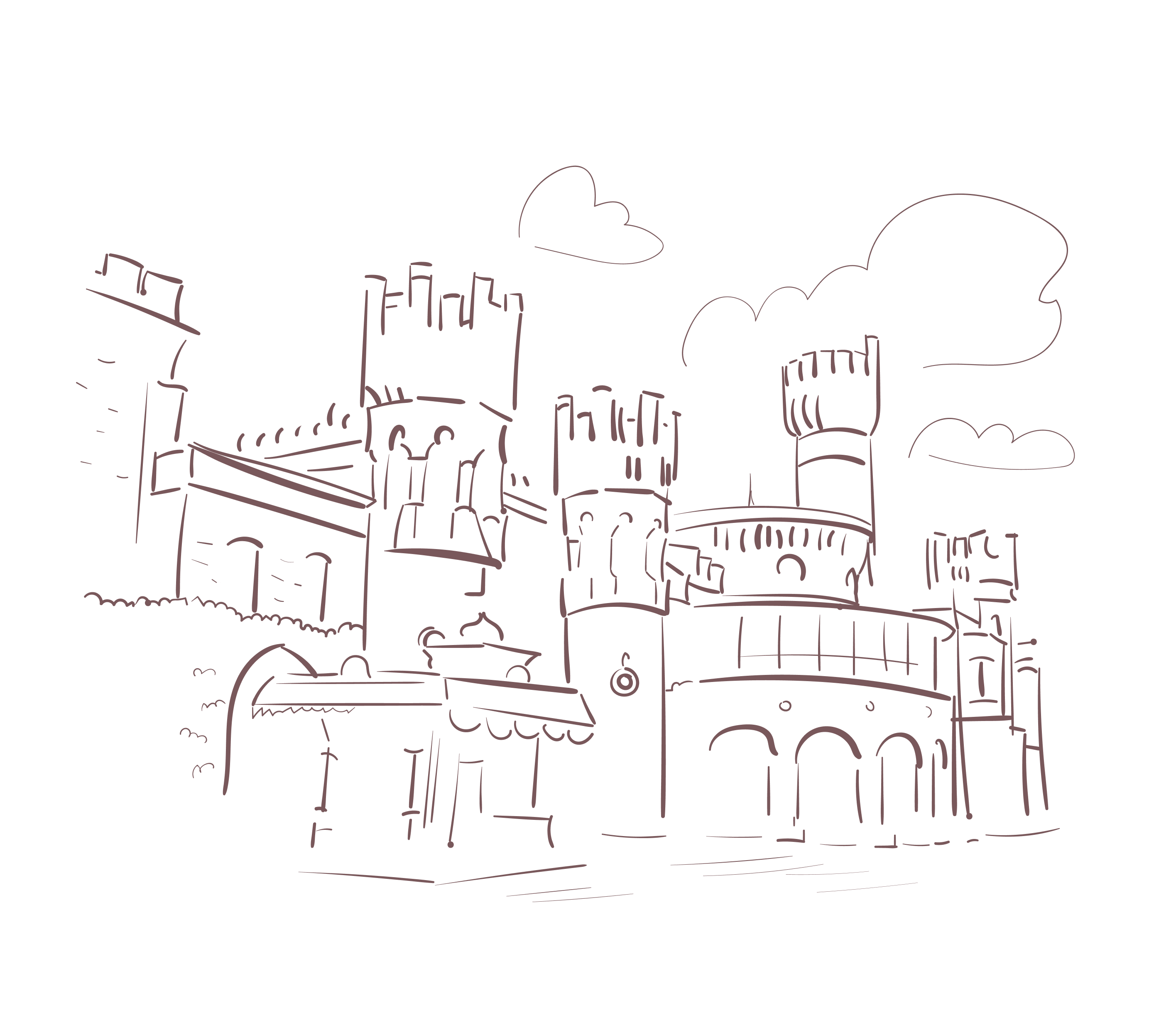 Bangalore Palace Illustration